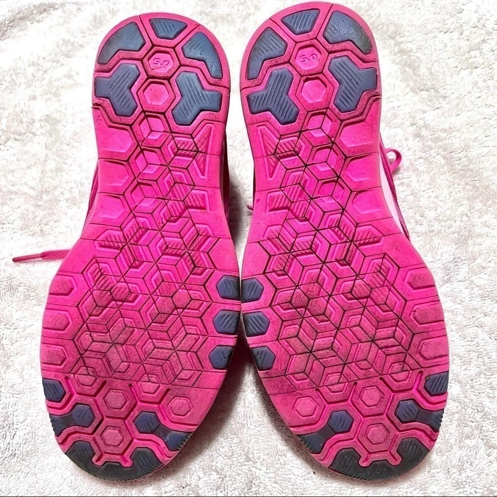 NIKE Women's Free 5.0 TR Fit 5 Print pink Shoes sneakers size 6